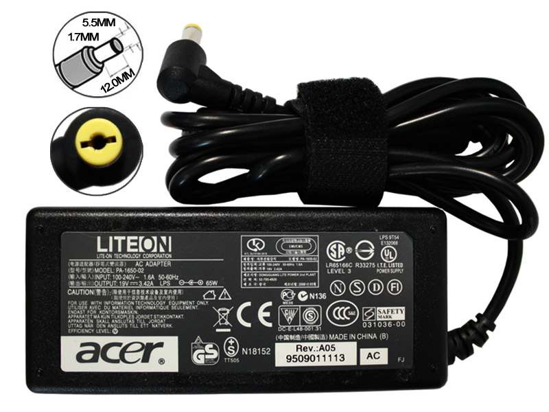 Adaptor Acer 19V - 1,58A